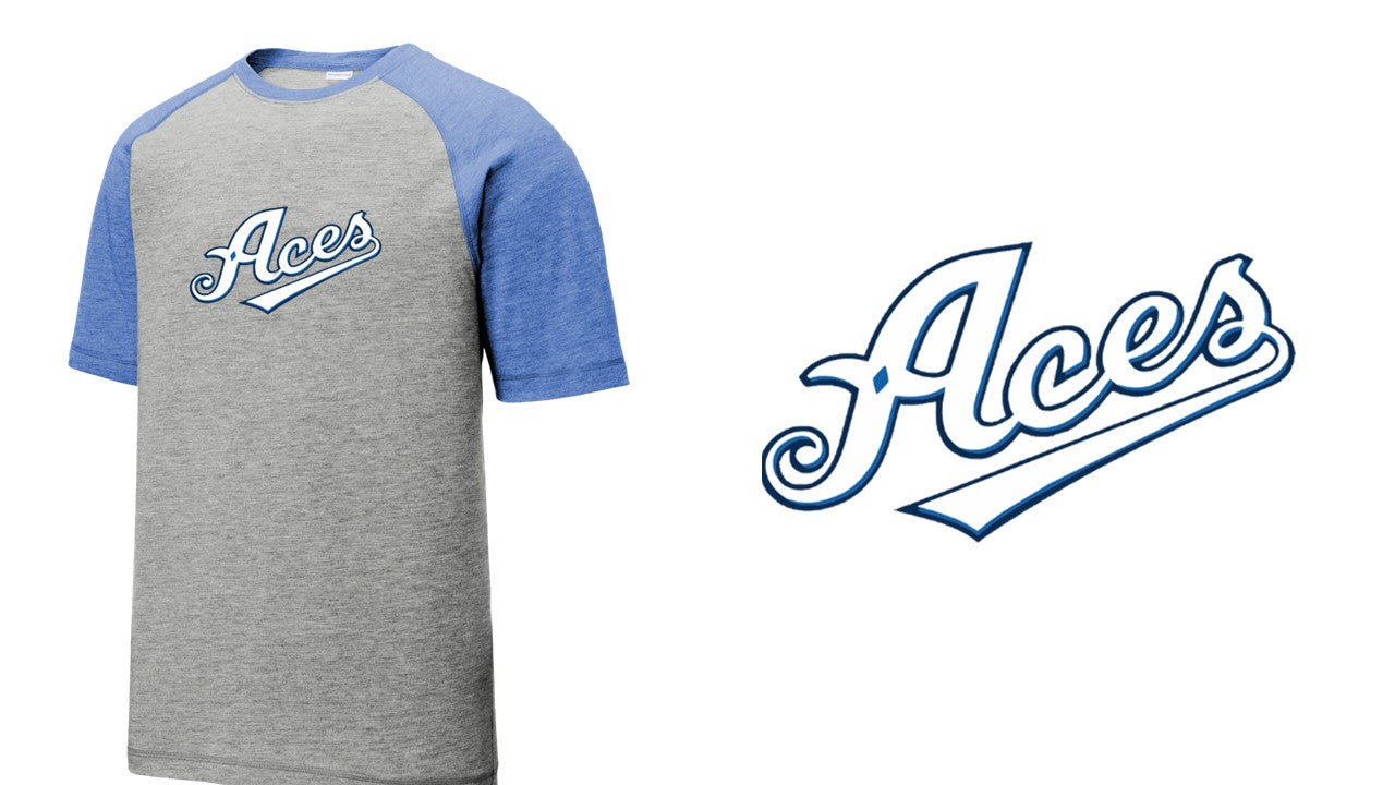 Tri-Blend Wicking Raglan Tee