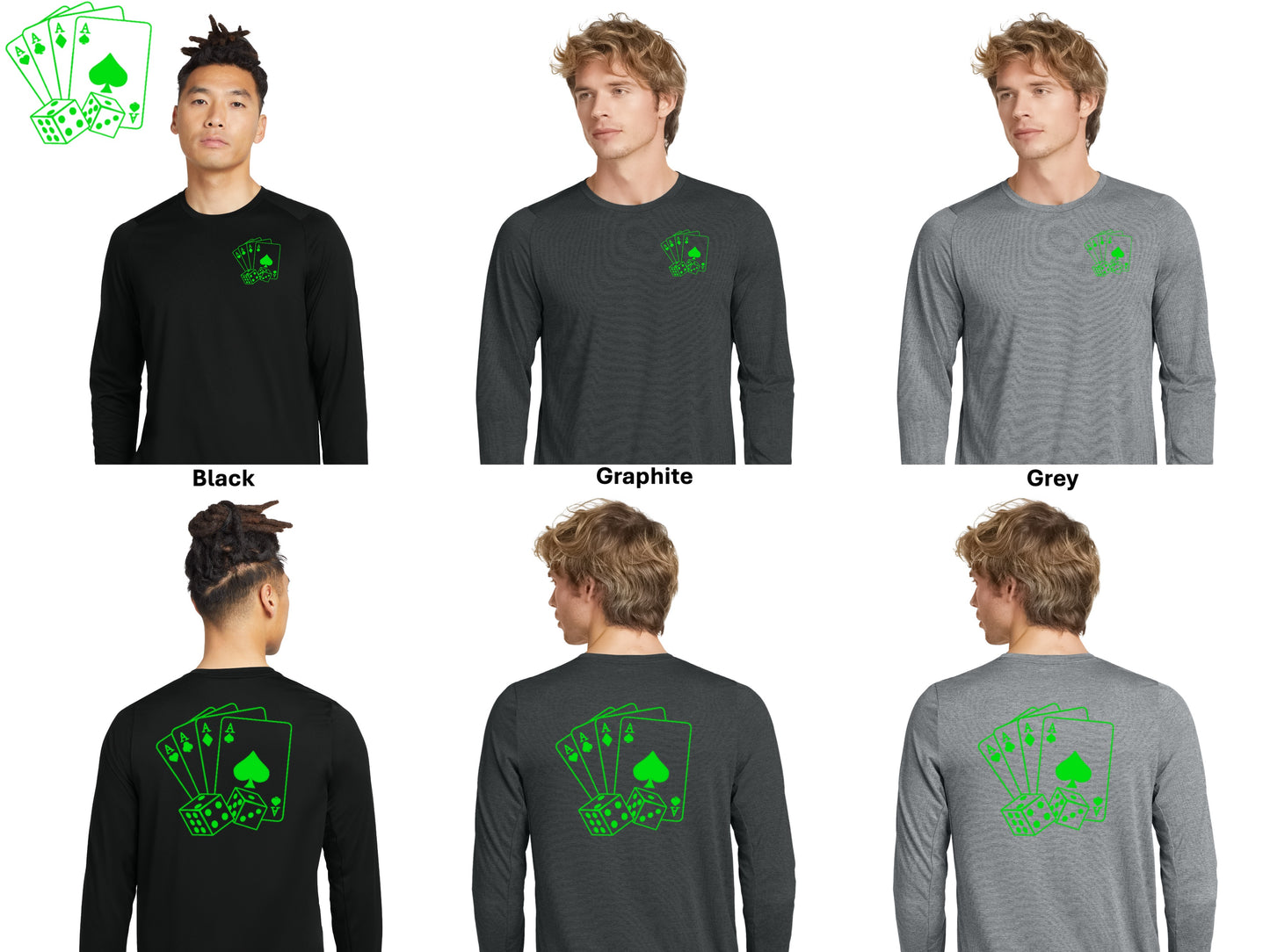 Four of Kind New Era Performance Long Sleeve Tee