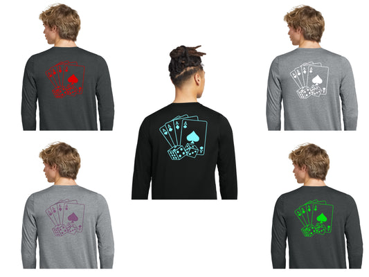 Four of Kind New Era Performance Long Sleeve Tee