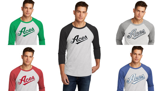 Tri-Blend 3/4-Sleeve Raglan Tee