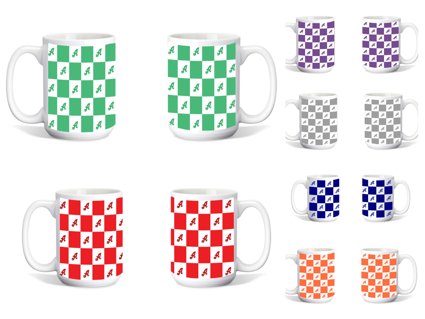 Aces Checkered Mug