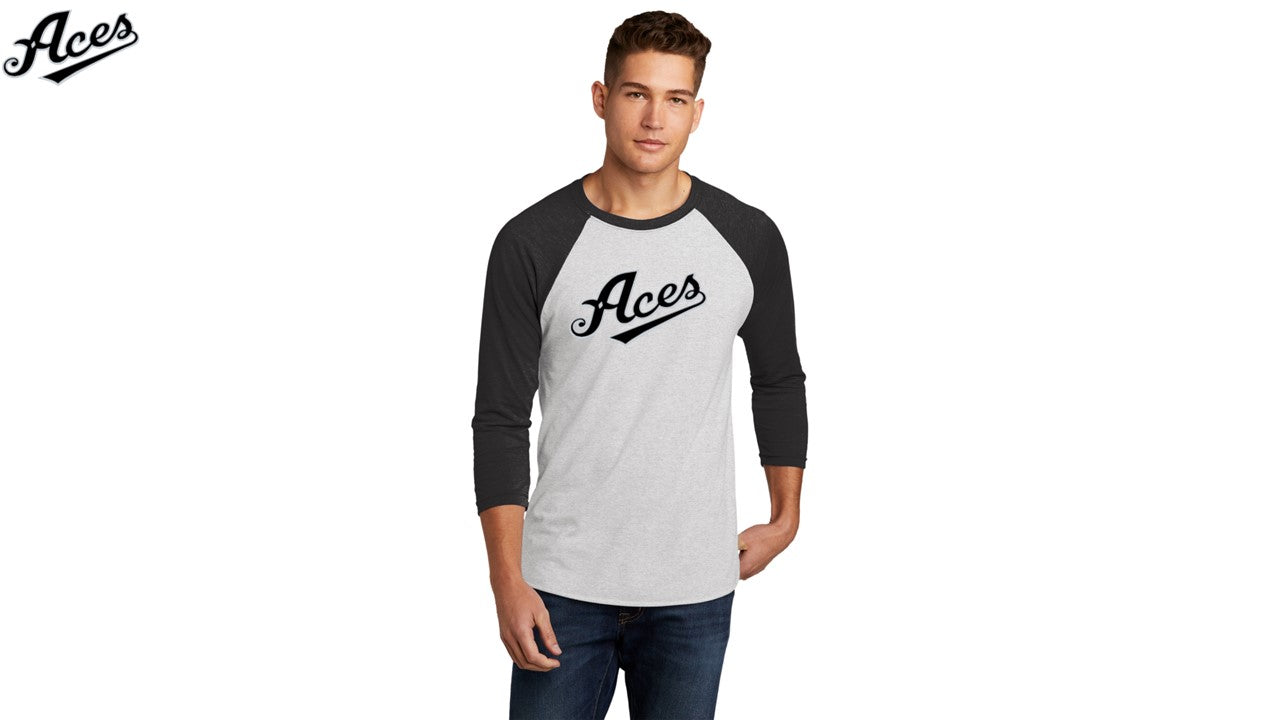 Tri-Blend 3/4-Sleeve Raglan Tee