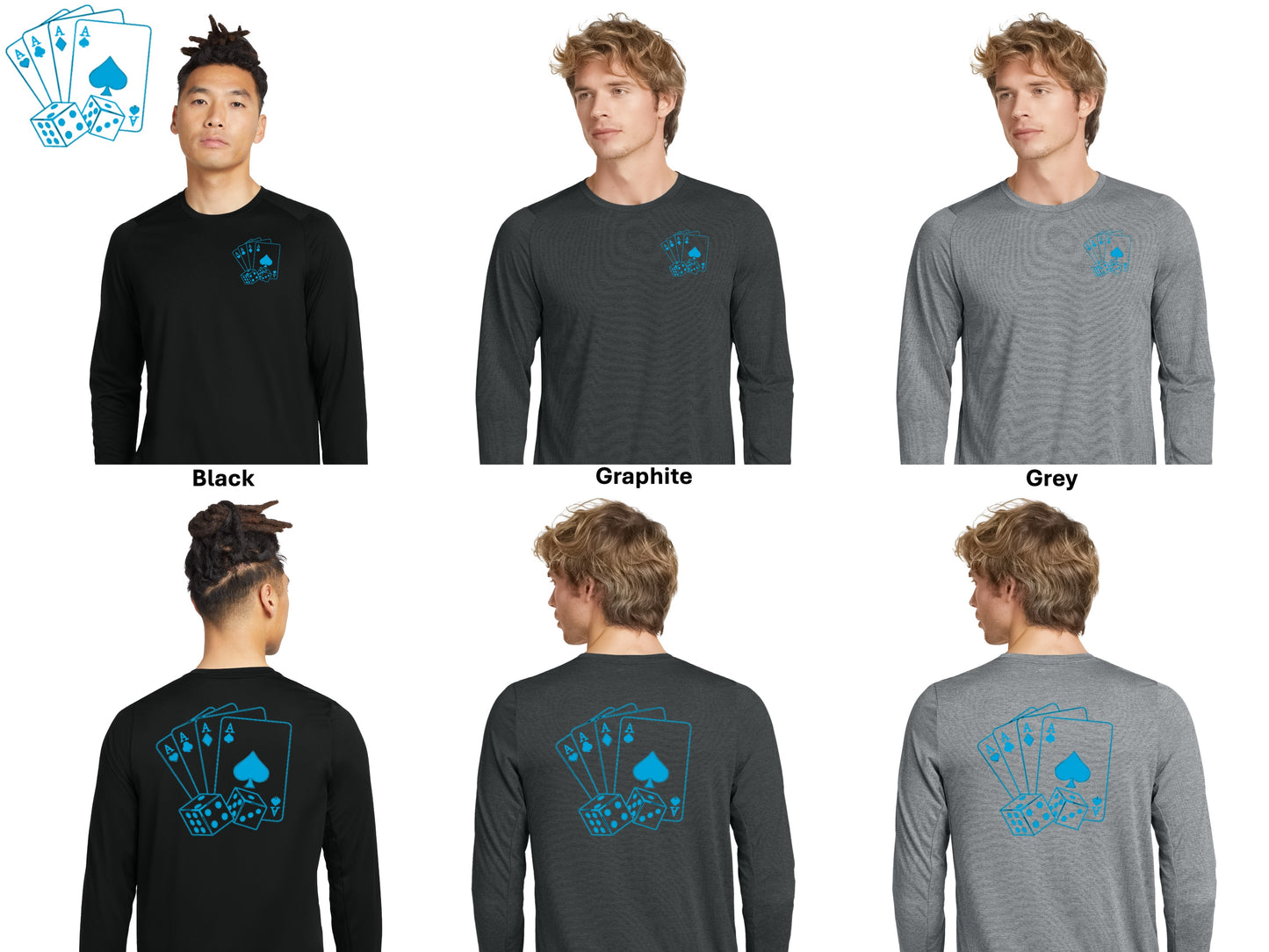 Four of Kind New Era Performance Long Sleeve Tee