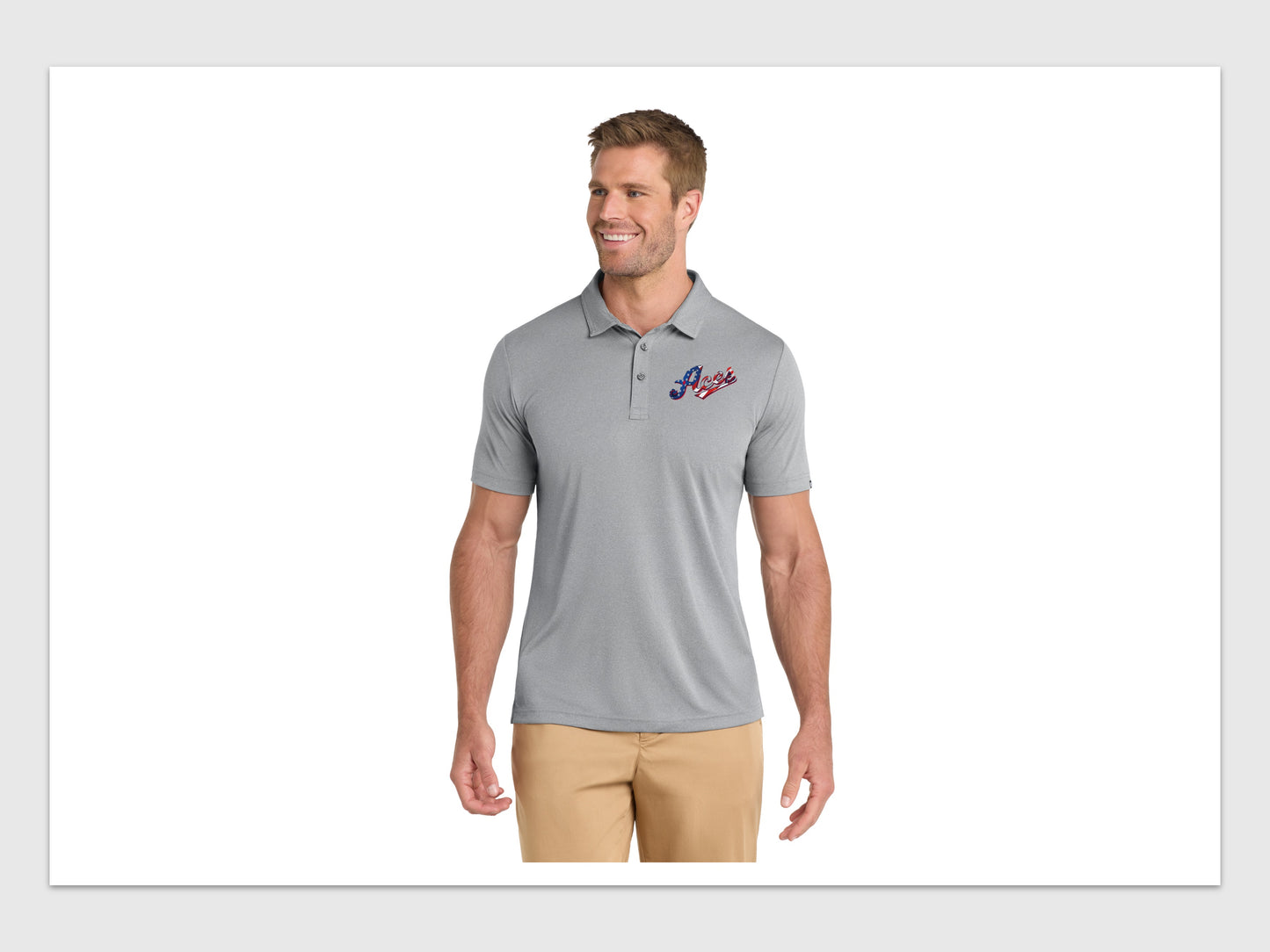 TravisMathew Coto Performance Polo w/ Embroidered Aces Logo (All teams)