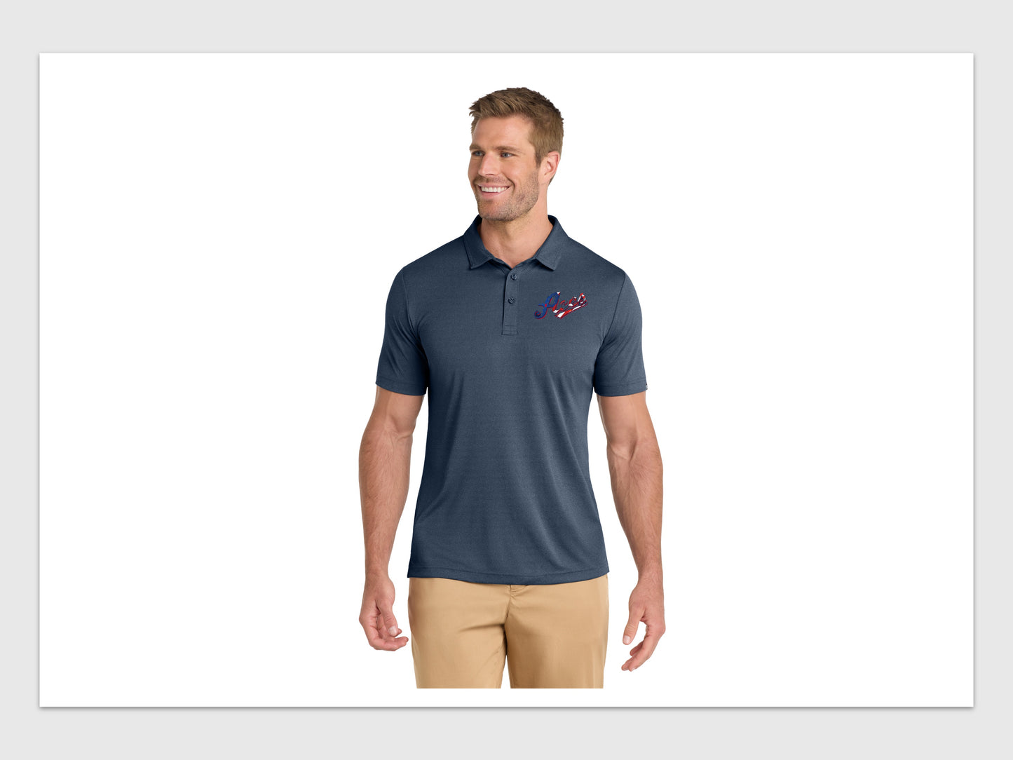 TravisMathew Coto Performance Polo w/ Embroidered Aces Logo (All teams)