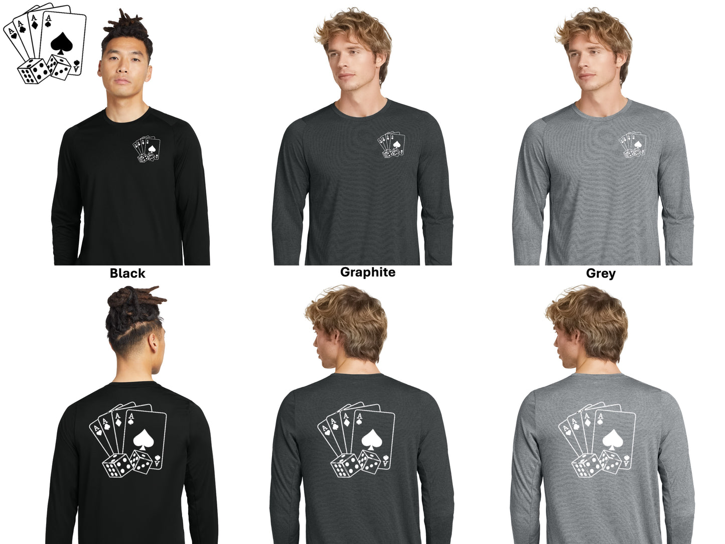 Four of Kind New Era Performance Long Sleeve Tee