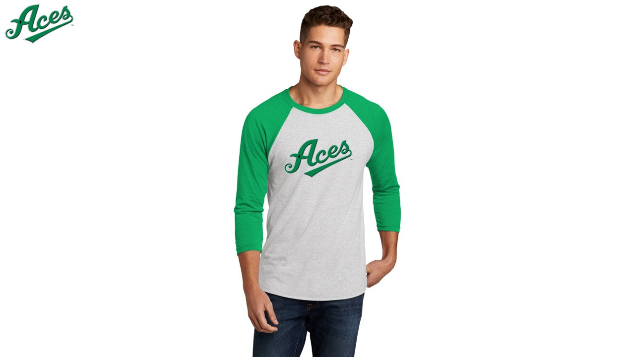 Tri-Blend 3/4-Sleeve Raglan Tee