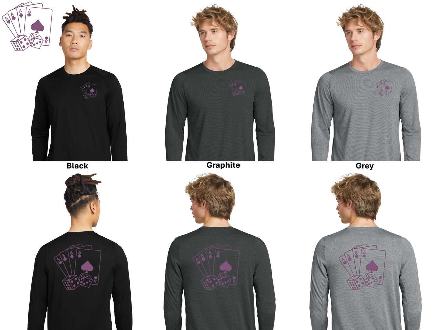 Four of Kind New Era Performance Long Sleeve Tee