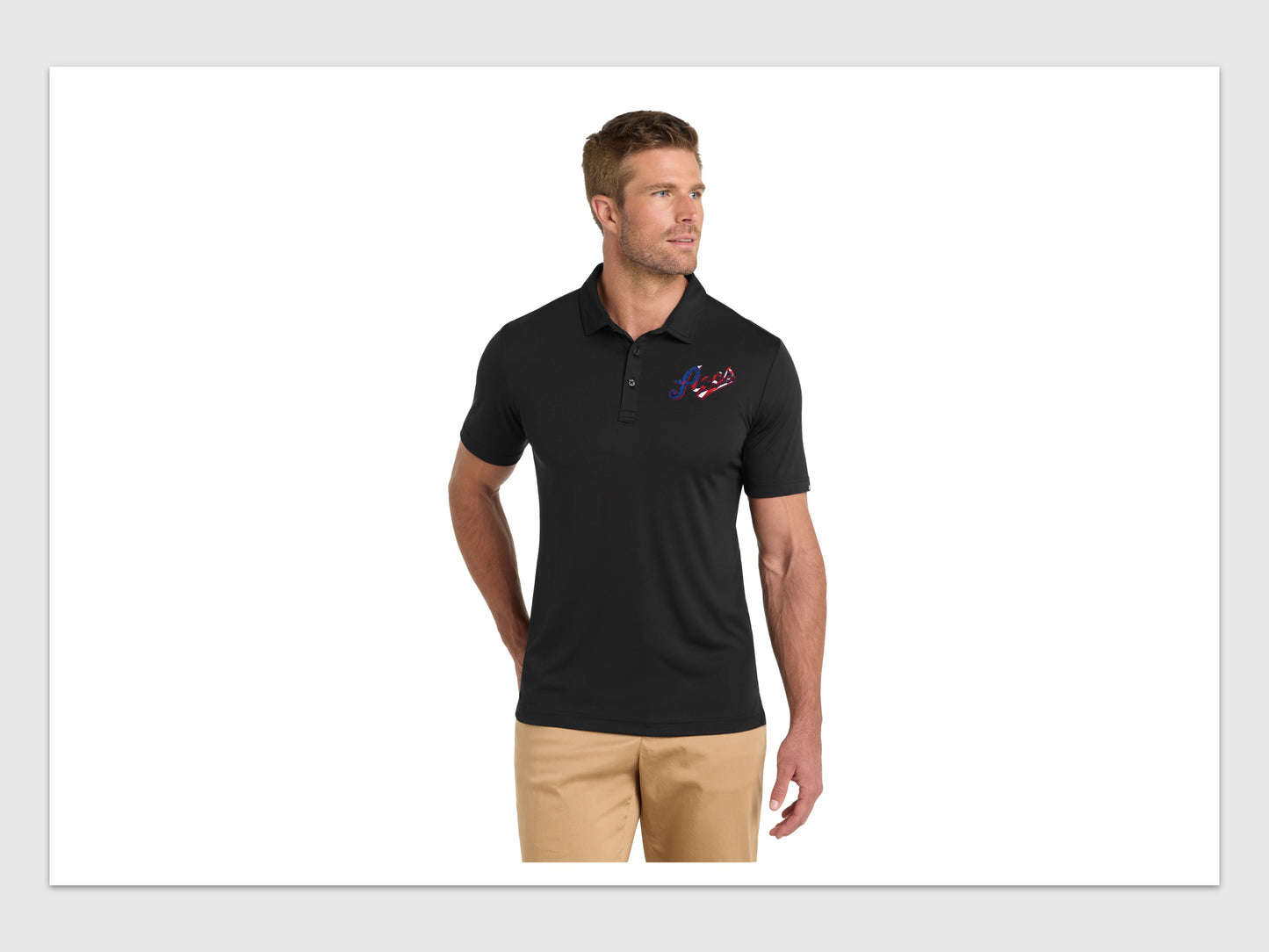 TravisMathew Coto Performance Polo w/ Embroidered Aces Logo (All teams)