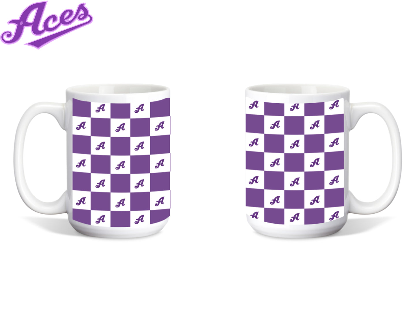 Aces Checkered Mug