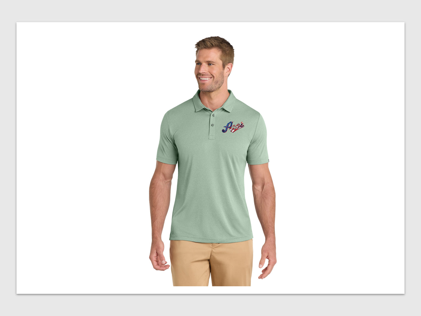 TravisMathew Coto Performance Polo w/ Embroidered Aces Logo (All teams)