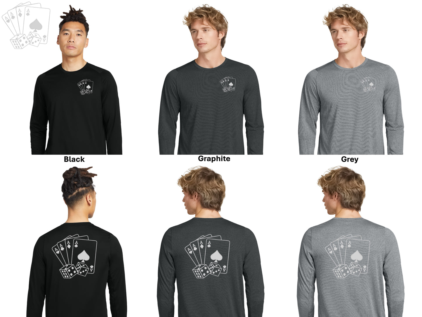 Four of Kind New Era Performance Long Sleeve Tee