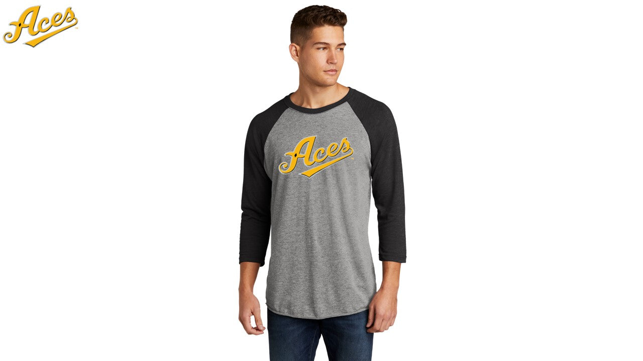 Tri-Blend 3/4-Sleeve Raglan Tee