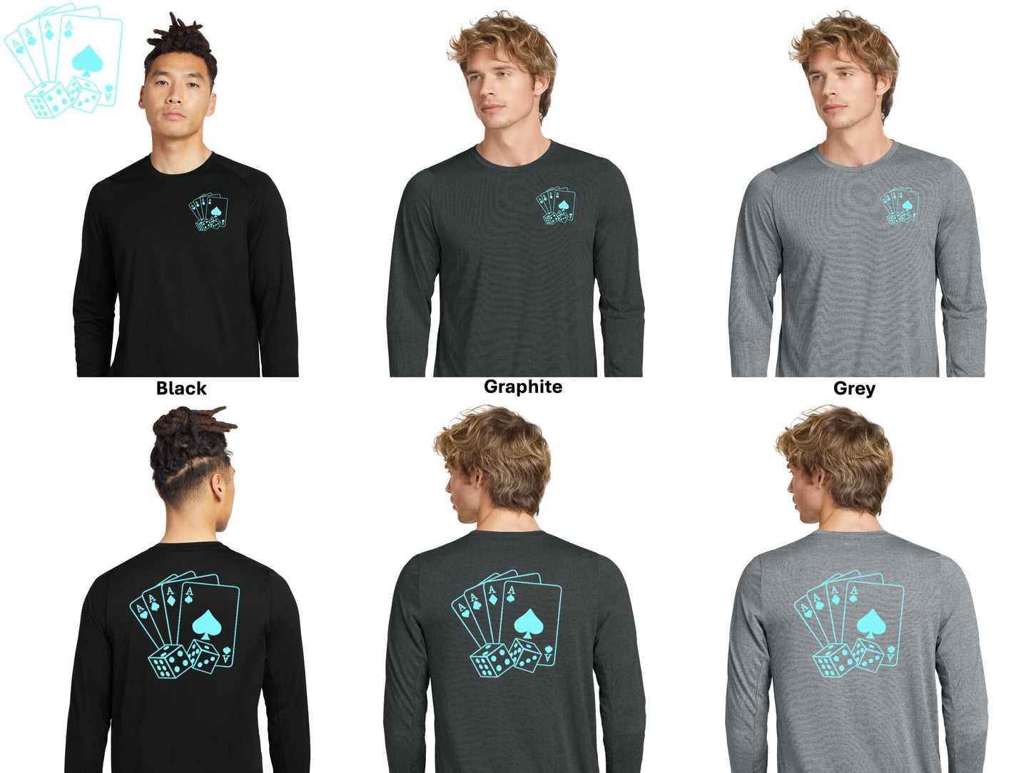 Four of Kind New Era Performance Long Sleeve Tee