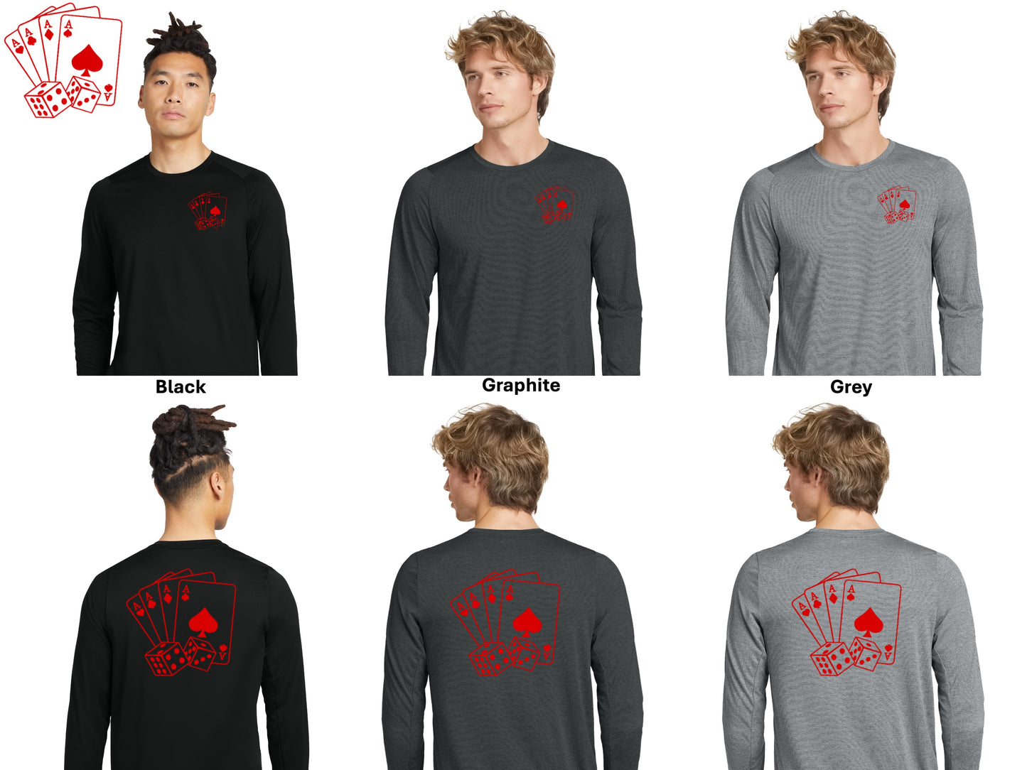 Four of Kind New Era Performance Long Sleeve Tee