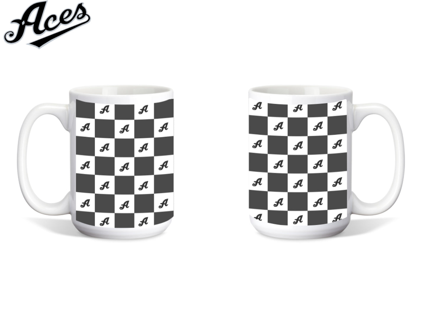 Aces Checkered Mug