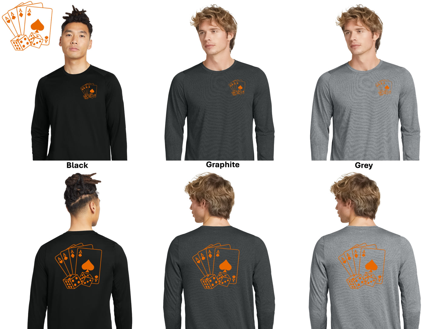 Four of Kind New Era Performance Long Sleeve Tee