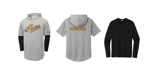 Custom Short Sleeve Hoodie + Long Sleeve Performance Shirt